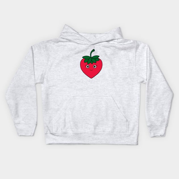 STRAWBERRY Lover Kids Hoodie by SartorisArt1